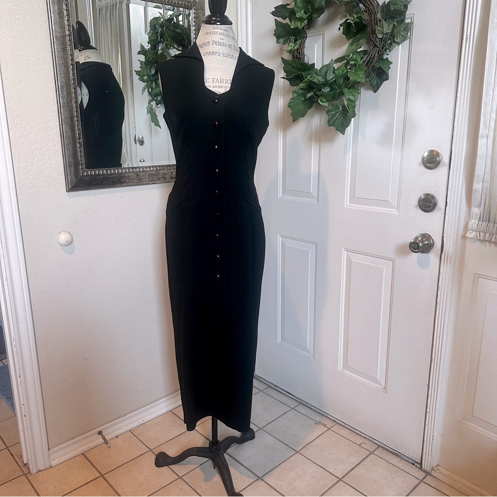 Tuxedo Style Fitted Dress